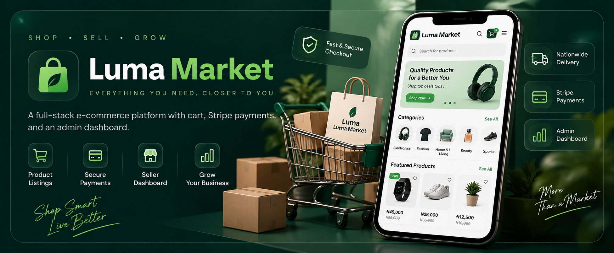 Luma Market Banner